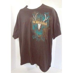 Club Red BONE COLLECTOR The Brotherhood T Shirt size 2XL BROWN